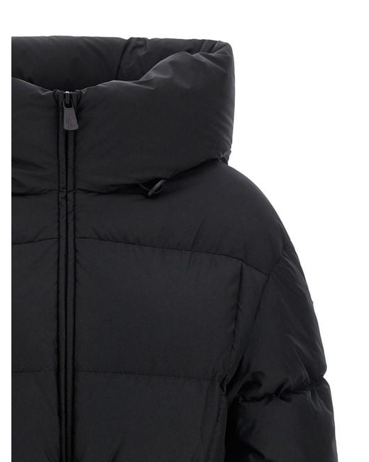 Moncler Black Nisene Nylon Down Jacket
