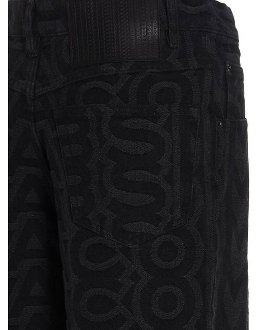 Marc Jacobs Black 'Monogram' Jeans