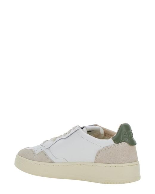 Autry White Low Top Sneakers