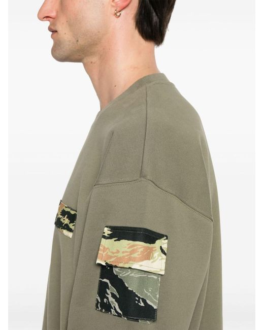 Givenchy Green Crewneck Sweatshirt for men