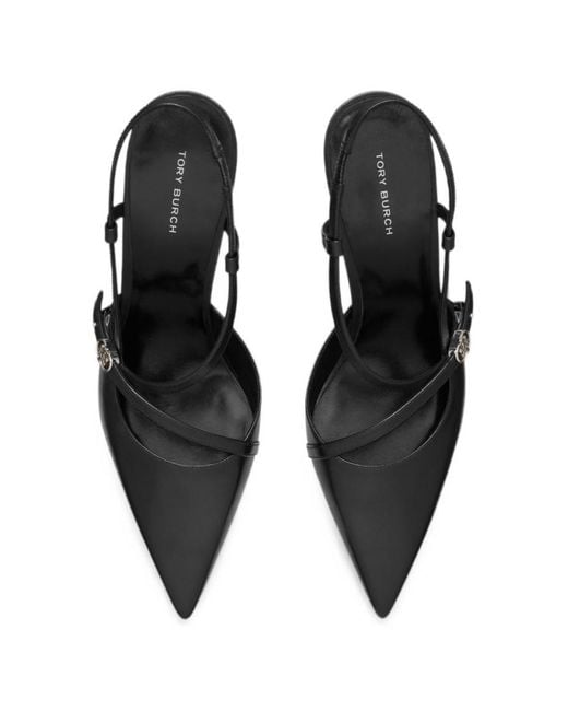 Tory Burch Black Slingback Pumps