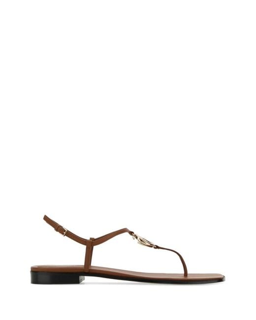 Gucci Brown Ankle Strap Sandals