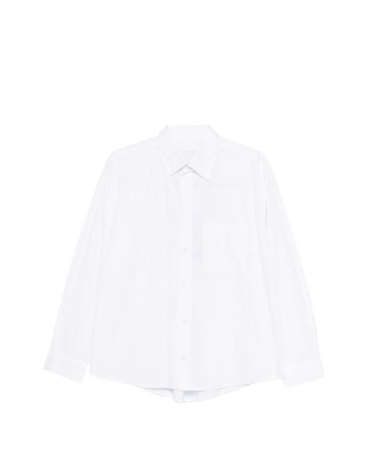 Herskind White Relaxed Solid Shirt