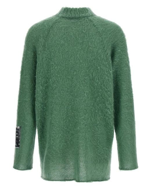 Undercover Green Emerald Wool Sweater for men