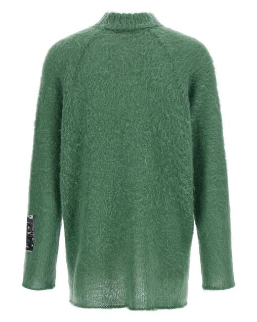Undercover Green Emerald Wool Sweater for men