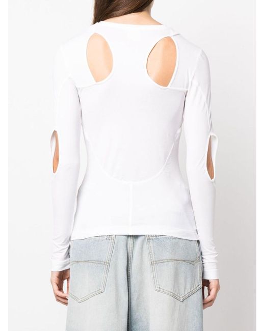 Givenchy White Crewneck Jumper