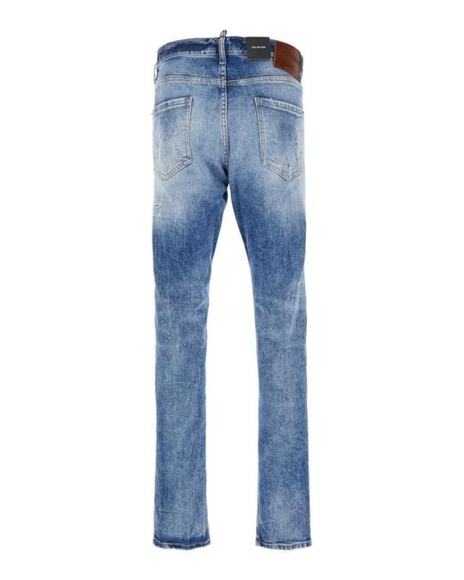 DSquared² Blue Cool Guy' Five Pocket Jeans for men