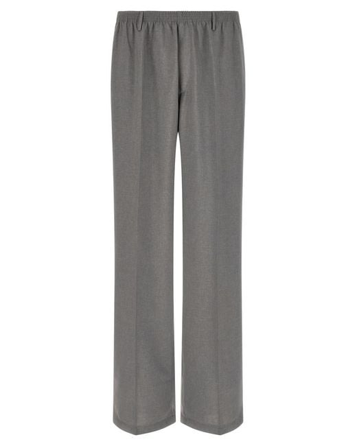 Cellar Door Gray Elasticated Trousers for men
