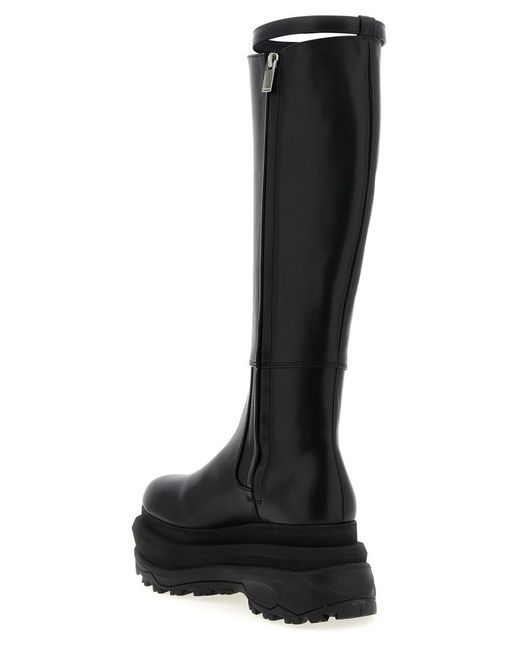 Sacai Black 'Long Boots' Boots