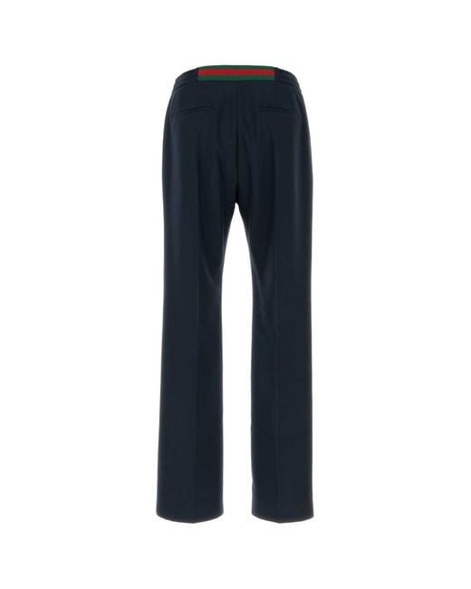 Gucci Blue Elasticated Pants for men