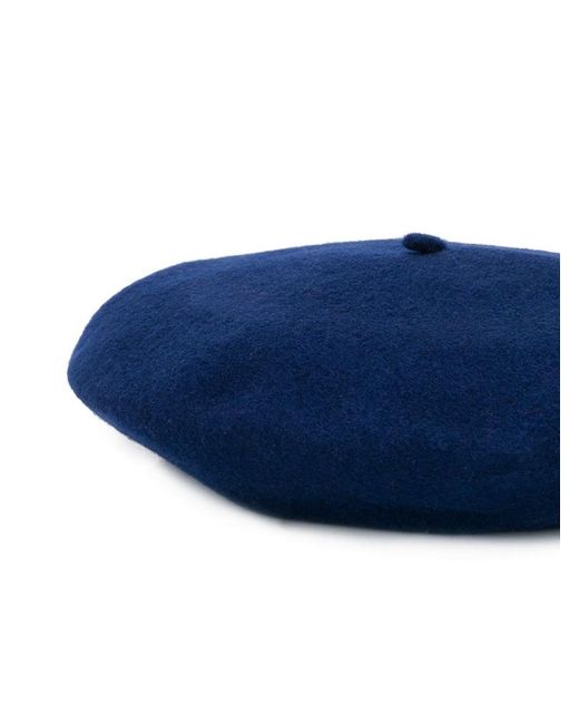 Celine Robert Blue Knitted Beret Hat