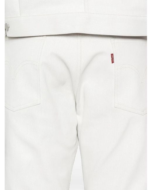 Junya Watanabe White Straight-Fit Denim Jeans for men