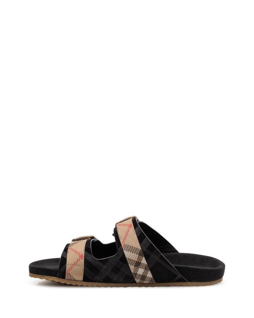 Burberry Black Sliders for men
