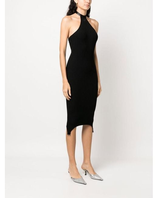 Courreges Black Sleeveless Long Dress