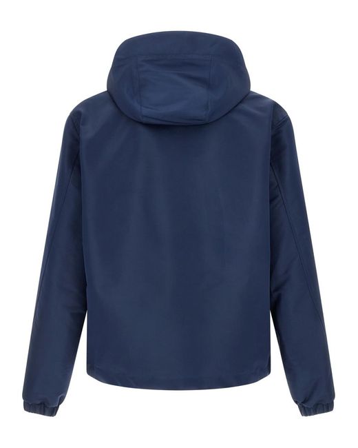 Givenchy Blue Hood Jackets for men