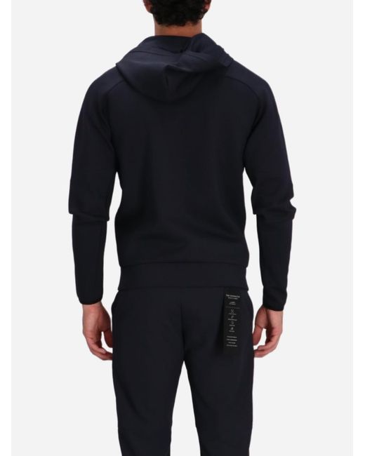 Boss Blue Zip Up Hoodie for men