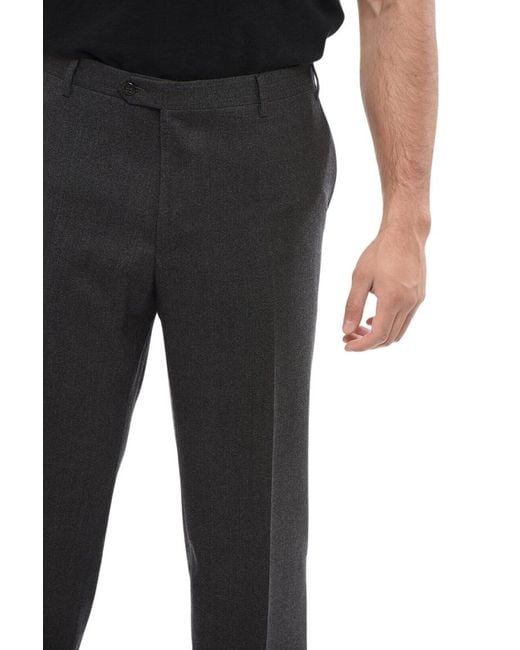 Corneliani Black Regular Trousers for men
