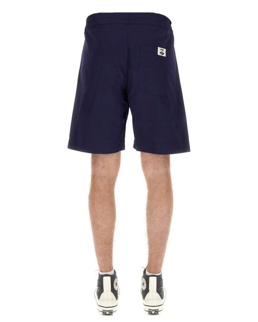 Umbro Blue Solid Shorts for men