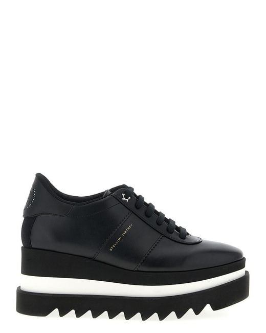 Stella McCartney Black 'Elyse' Sneakers