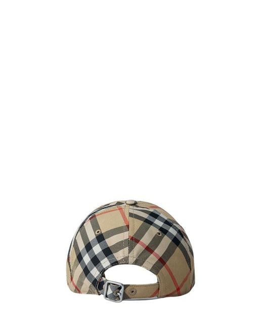 Burberry Metallic Check Hat for men