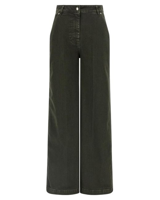 Nude Green Wide Leg Jeans