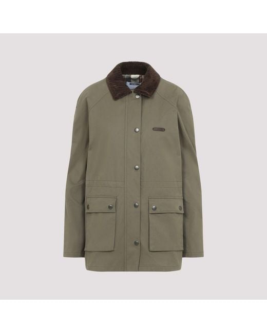Moschino Green Cotton Jacket