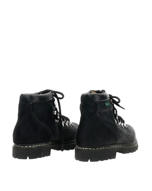 Paraboot Black Logo Hiking Boots for men