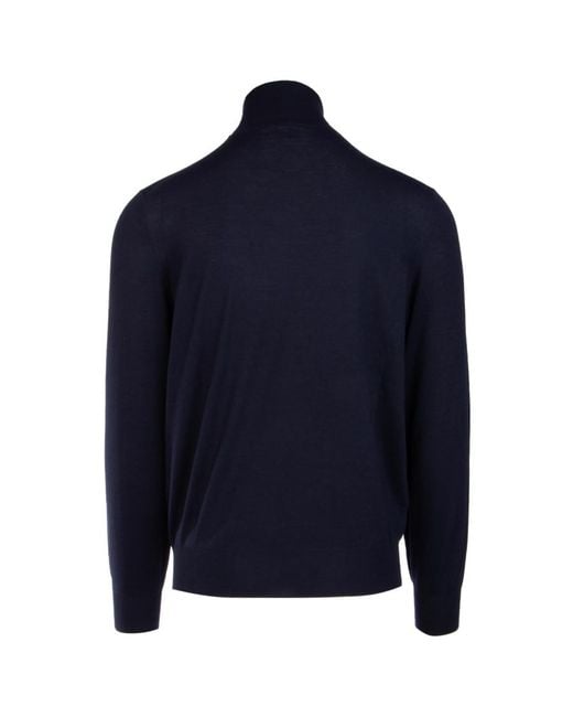 Brunello Cucinelli Blue Regular Sweater for men