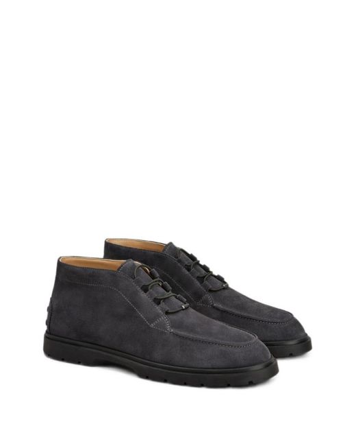Tod's Black Suede Boots for men
