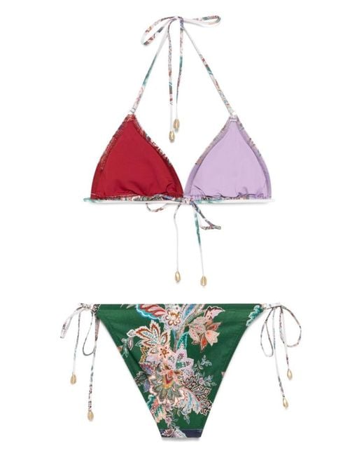 Zimmermann Metallic Rhiannon Bikini Set