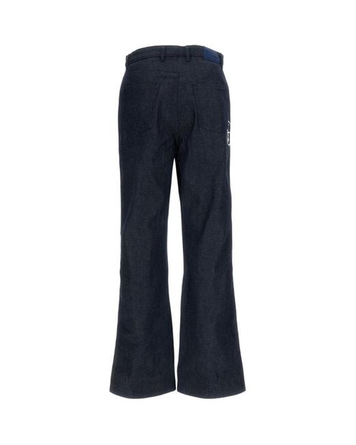A.P.C. Blue Flared Jeans for men