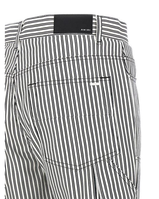 Amiri Gray Regular Cargos Pants for men