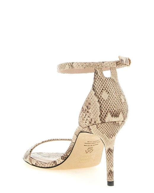 Stuart Weitzman Natural Round Toe Type Pump