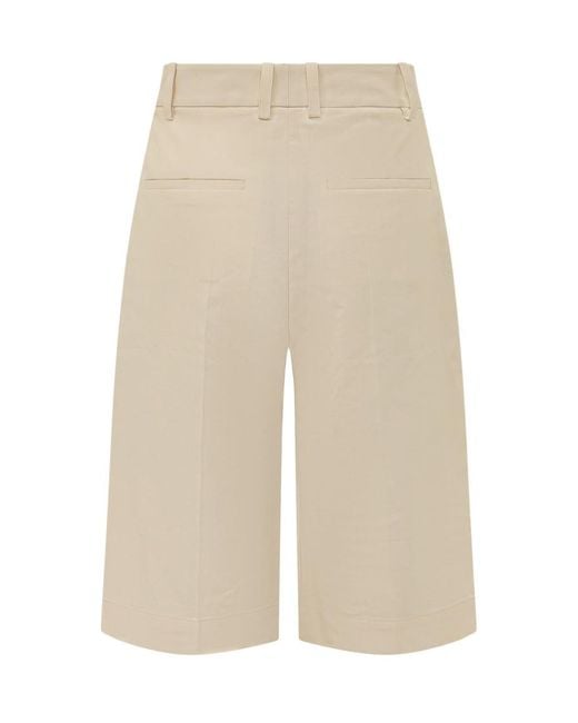 Studio Nicholson White Solid Shorts for men