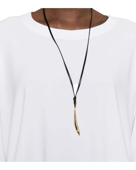 Norma Kamali White Solid Round Neck T-Shirt
