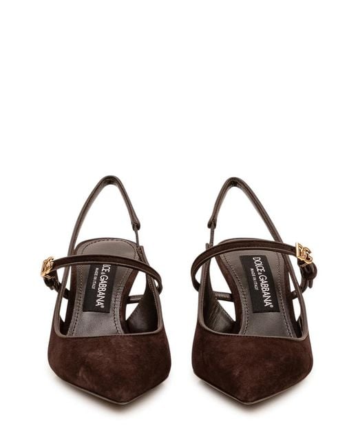 Dolce & Gabbana Brown Solid Collection Pumps