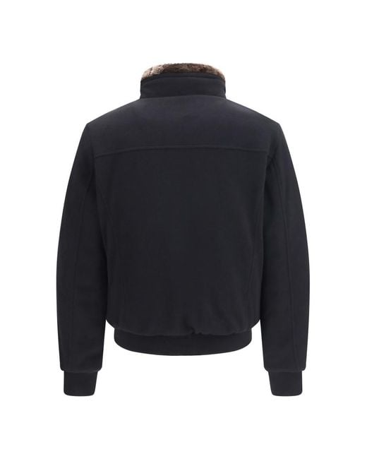 Moorer Blue Regular Bomber Jacket for men