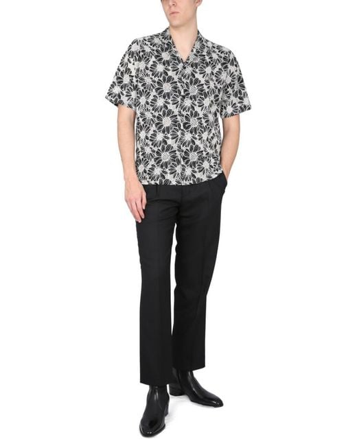 sunflower Black Straight Pleated Pant for men
