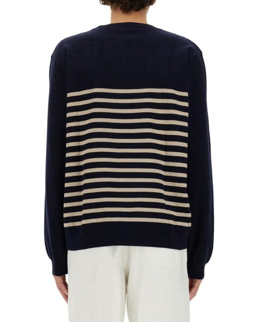 A.P.C. Blue Regular Sweaters for men