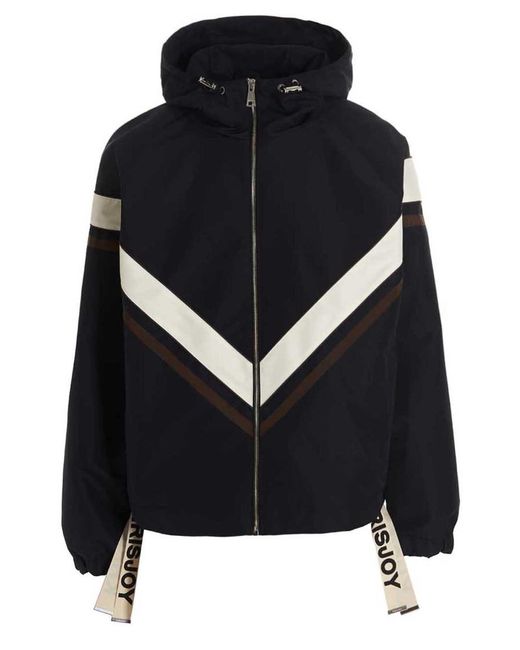 Khrisjoy Black Regular Hood Jacket for men