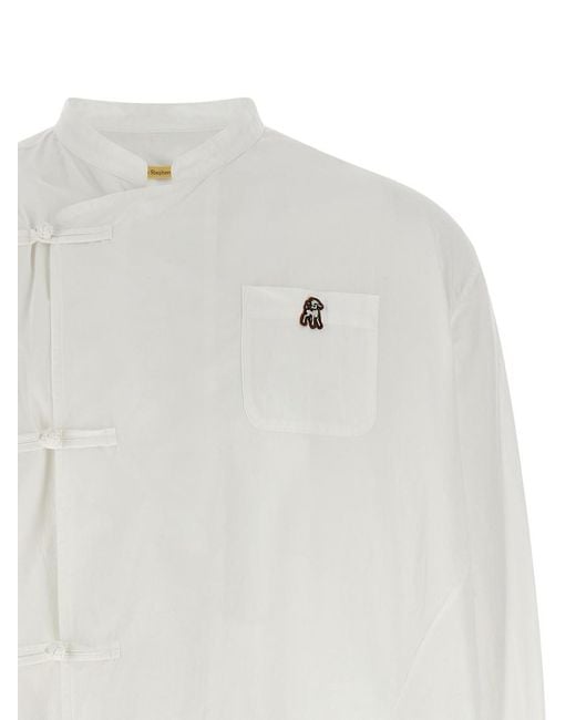 Undercover White Regular Solid Shirt for men