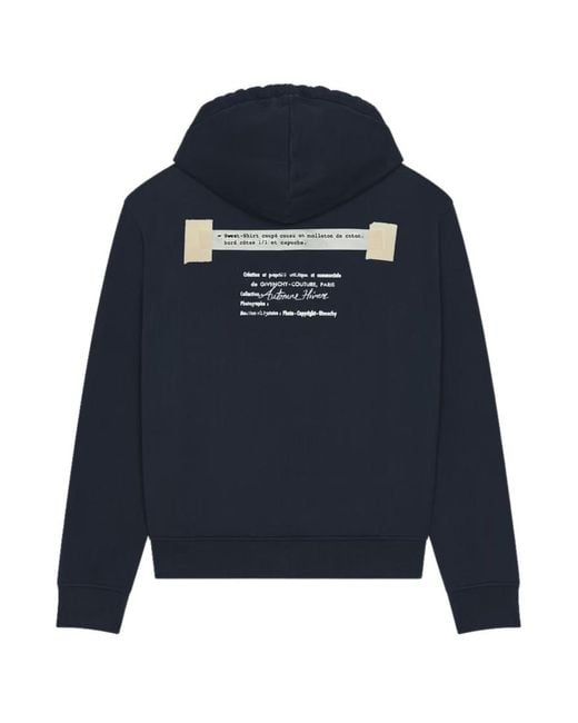 Givenchy Blue Logo Sweatshirt for men
