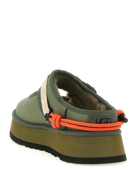 Ugg Green Solid Slippers