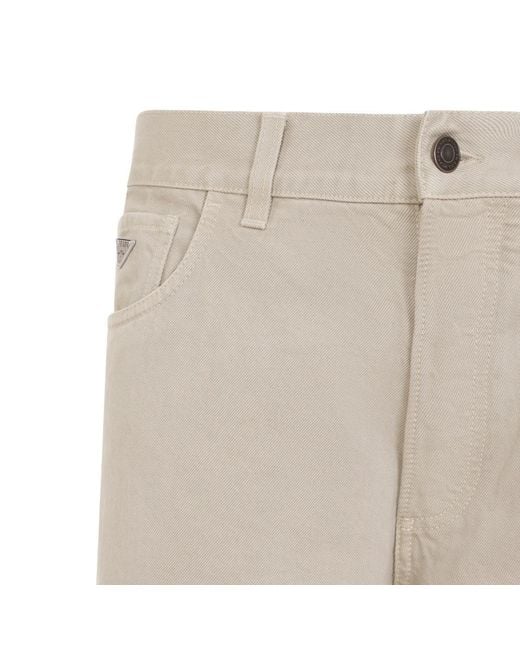 Prada Natural Light Loose Pants for men