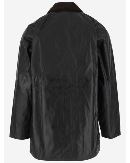 Barbour Black Embroidered Logo Jacket for men