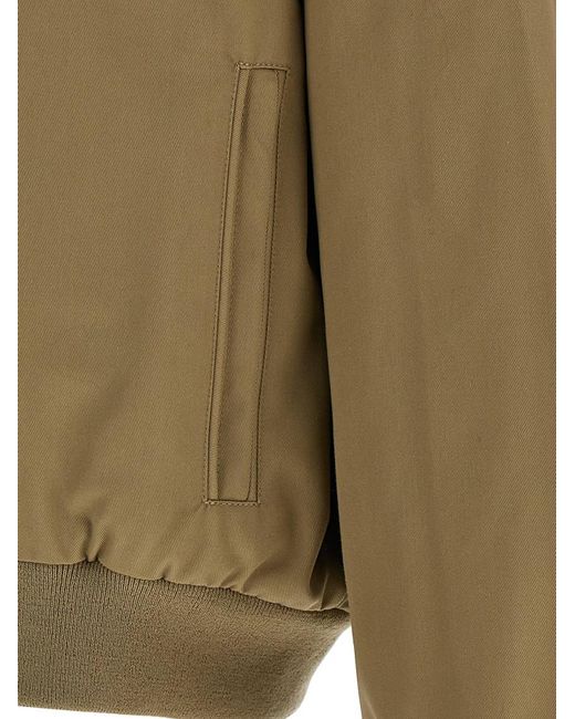 Willy Chavarria Green Solid Band Collar Jacket for men