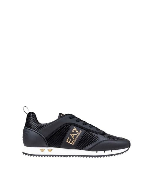 EA7 Blue Logo Sneakers for men