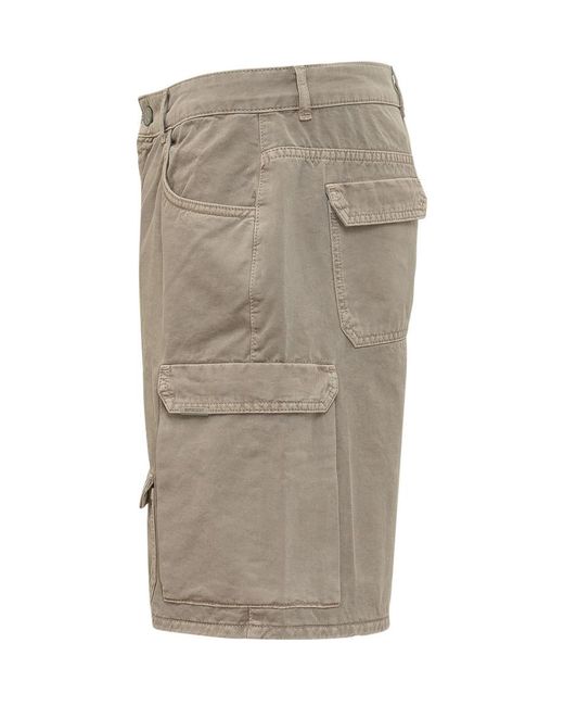 Represent Gray Solid Shorts for men