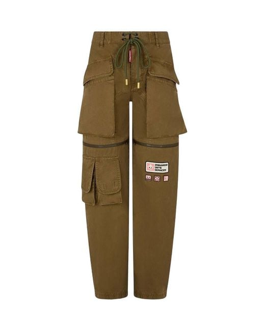 DSquared² Green Relaxed Cargo