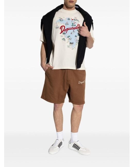 DSquared² White Sneakers for men